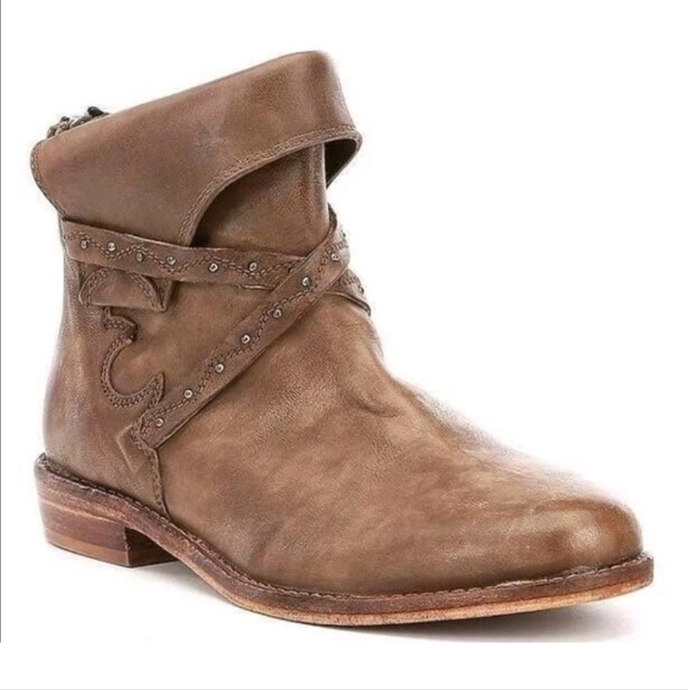 Free People Brown Ankle Boots